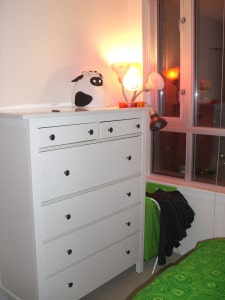 White dresser