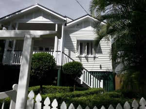 Newly painted Wooloowing house