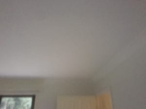 Forest Glen newly repaired and painted ceiling
