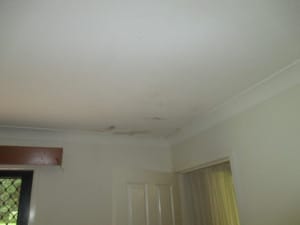 Forest Glen water-damaged ceiling