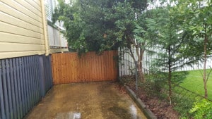 Ashgrove existing side fence