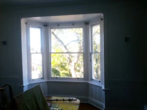 We fixed the disturbed window frame
