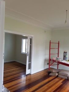 Newly painted interior