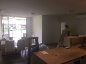 Before interior painting