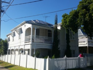 Existing Clayfield exterior paint