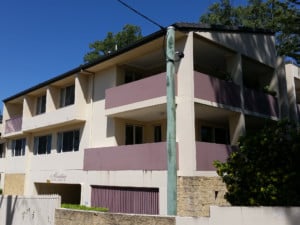 Existing exterior paint