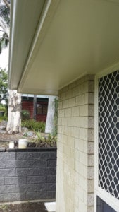 Eatons newly painted gutters & fascia Eatons newly painted gutters & fascia