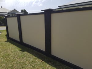 Warner newly painted fence Warner newly painted fence