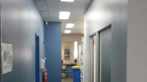 Burleigh Heads newly painted hallway Burleigh Heads insurance painting to hallway
