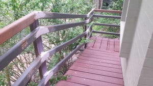 Chapel Hill handrail painting