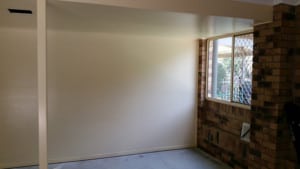 The Gap newly painted garage interior