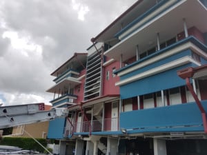 Newly painted West End commercial building Commercial Painting - West End