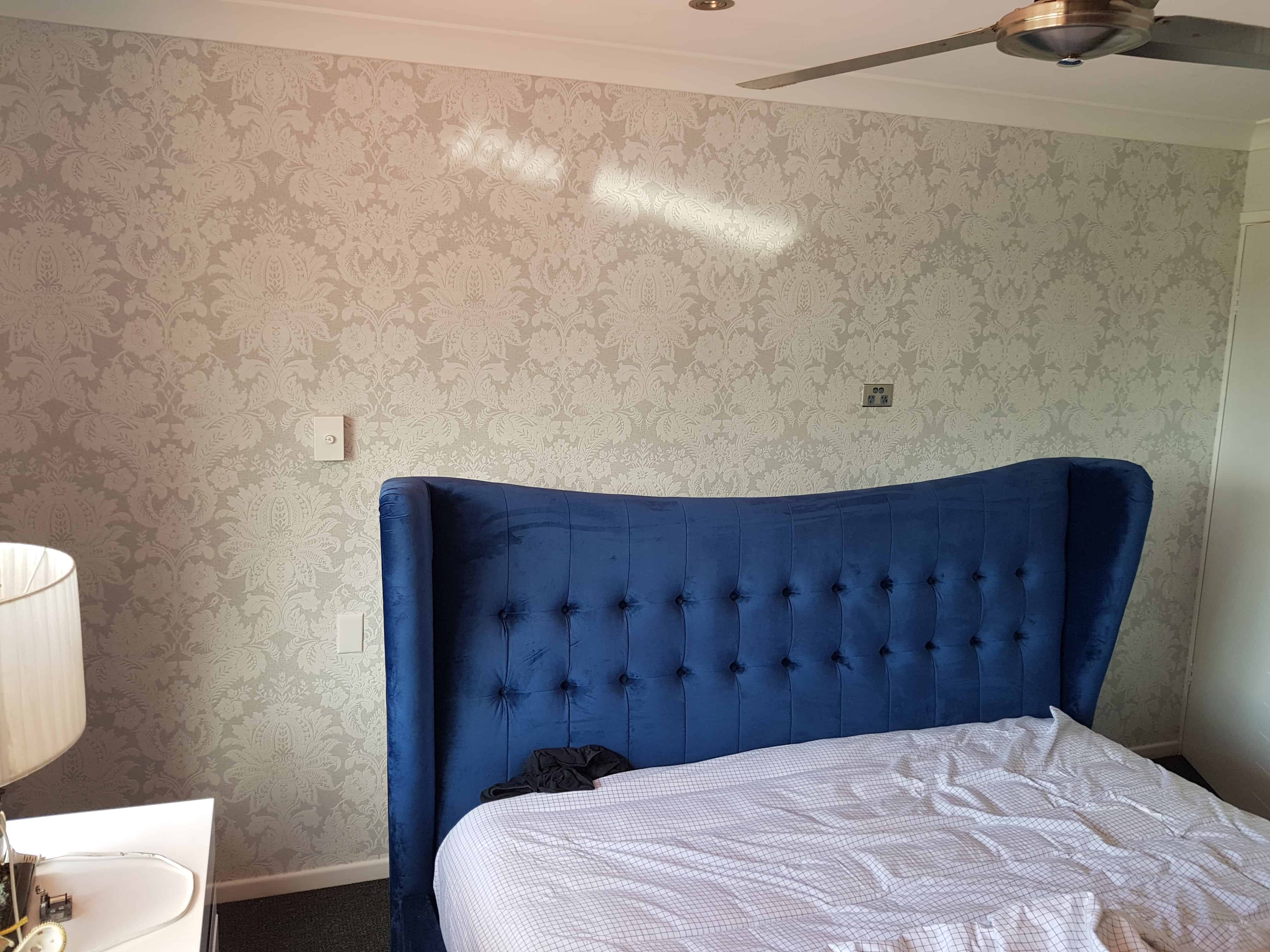 Wall Papering and Feature Wall Applied And Decorative Painting